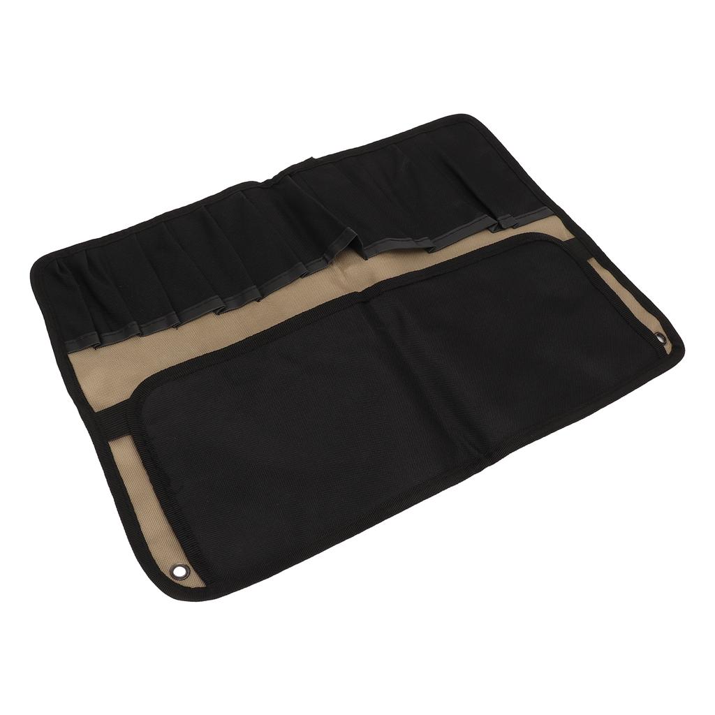 Motorcycle Roll Tool Pouch Large Capacity Thick Portable Multi Hanging Tool Bag