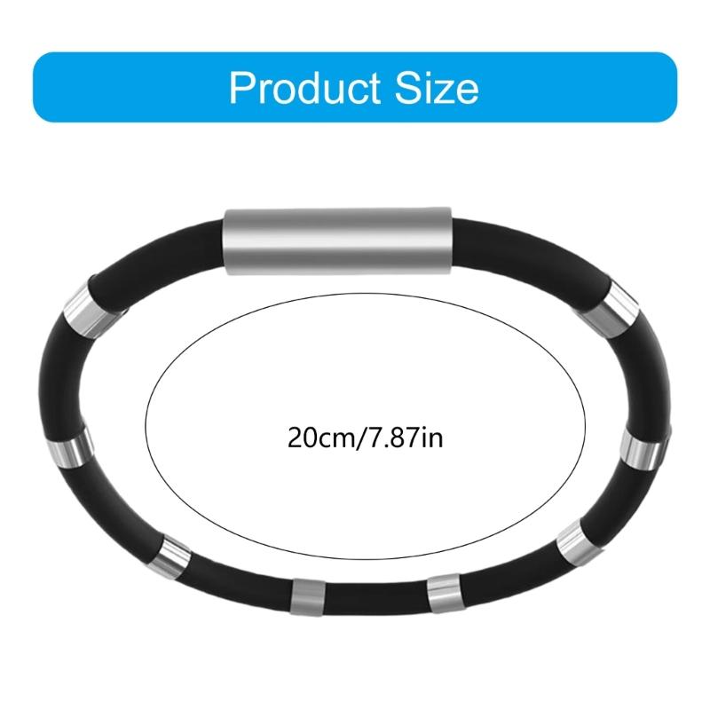 Statics Reducing Wristband Weight Loss Bracelet Outdoor Couple Wrist Bangle for Safe Driving and Passenger