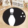 Free shipping Bowling Theme Round Rug for Game Rooms round carpet for home sofa bedroom,gift