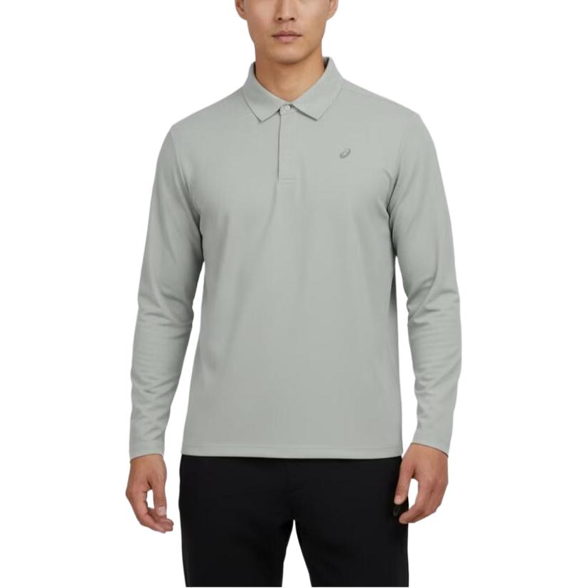 Asics Sports Long Sleeve Polo Shirt Men Tops 2031F587-300