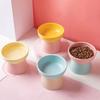 Ceramic Cat Elevated Bowl High Foot Pet Feeding Dishes Nordic Style Dog Food Water Feeders  Kitten