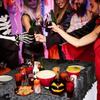 1 Pcs of Halloween Lace Tablecloth Spider Web Skull Pattern Rectangular Shape for Party Decoration Haunted House Pumpkin Design
