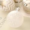 16pcs Champagne Gold White Christmas Balls Shatterproof Christmas Decorations  Wedding