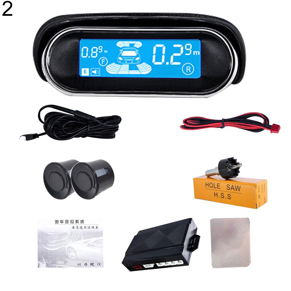 2/4/6/8 Parking Sensors Car Auto Reversing Radar LCD Display Back Side Monitor Car Electronics