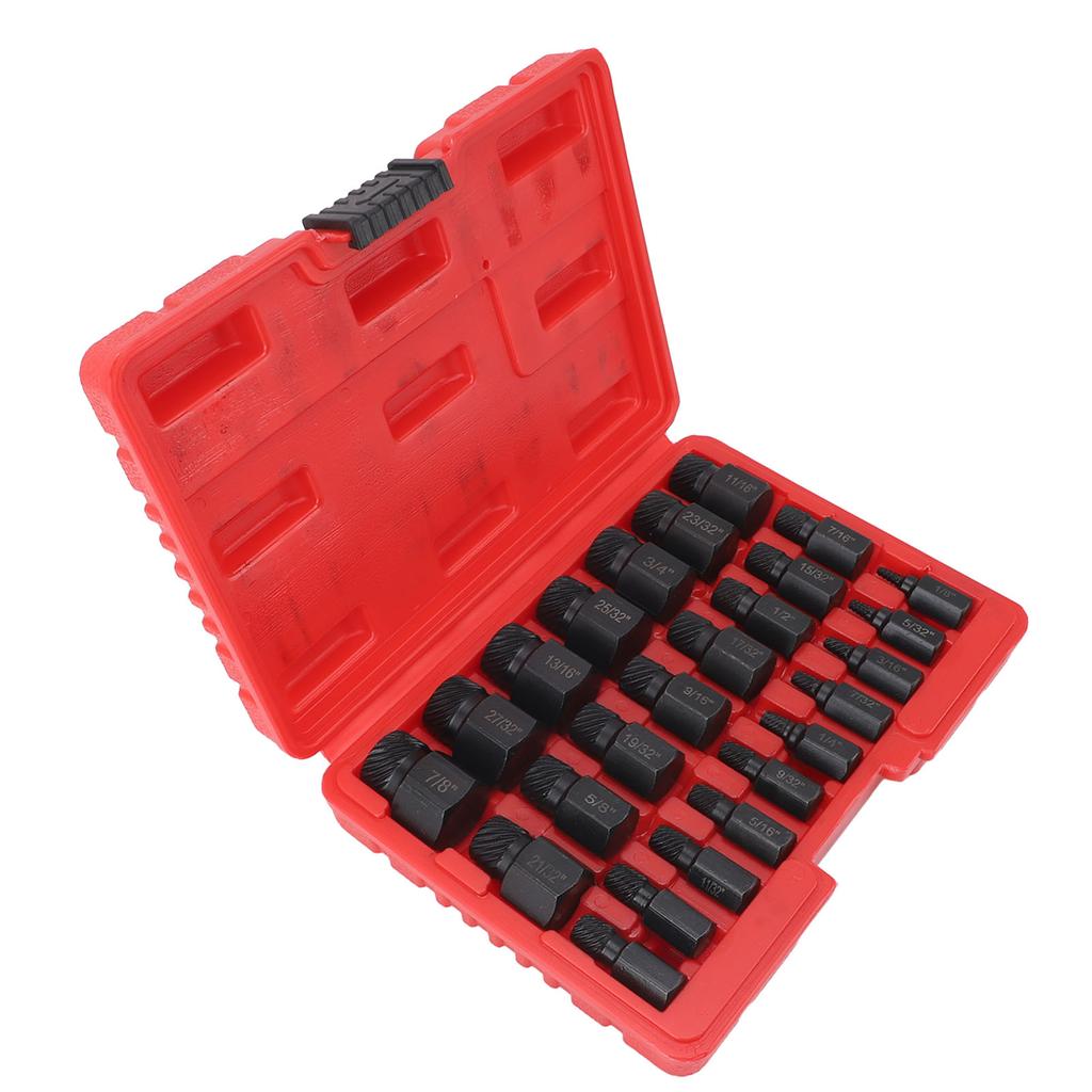 25 Pieces Screw Extractors Hex Shank   Screw Remover Tool for Damaged Broken Stripped Screws  s