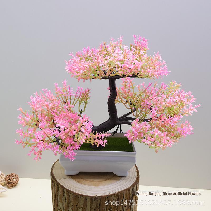 Small Artificial Potted Plant - Desktop Decoration Bonsai