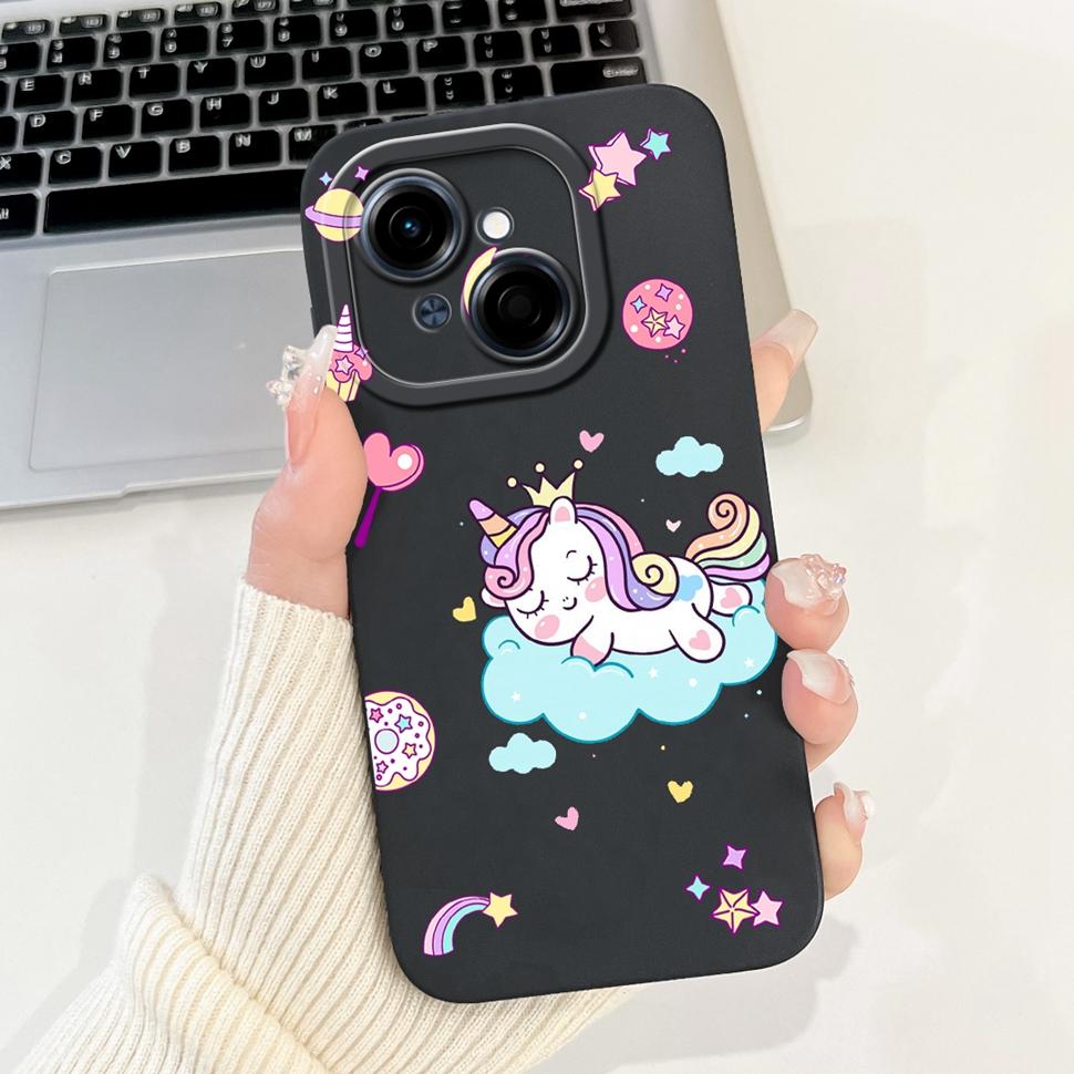For Tecno Spark Go 1 Case Stylish Sunflower Butterfly Soft Silicone Phone Case For Tecno SparkGo 1 GO1 6.67" Cover Bumper