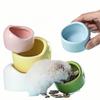 Non-Slip Plastic Pet Bowl - Small Animal Feeder & Water Dish for Hamsters, Rabbits, Cage Essentials Durable Food Container