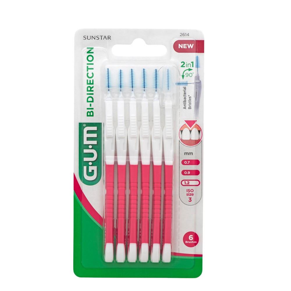 

Gum Bi-Direction Brossette 1.2mm Rose Lot de 6 2614