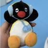 Pinguin Plüsch Schlüsselanhänger Spielzeug Niedliche Kopfhörer Tragende Stoffpuppe Lustige Cartoon Tasche Anhänger Rucksack Geldbörse Dekor Überraschungsgeschenk