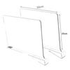6/4/2pcs Transparent Closet Shelf for Wardrobe Organizer Cloth Divider Cupboard Bookcase Divider Baffle