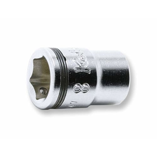 Yamashita Industrial Research Institute Koken 1/4" (6.35mm) Square Nut Grip Socket, 8mm, 2450MS-8