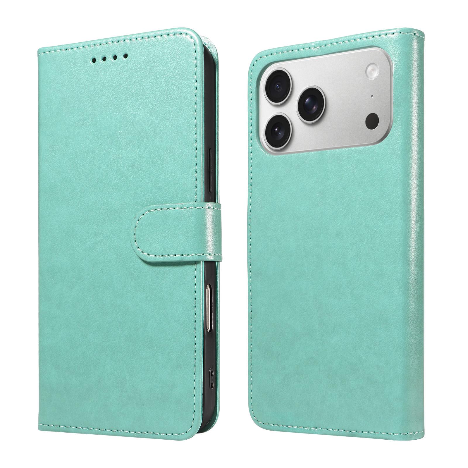 

Faux Leather Phone Case for Samsung Galaxy A56 A52 A51 A50 A36 A26 A16 A06 Stylish Flip Magnetic Bracket Phone Protective Cover Galaxy A17 4G зелёный