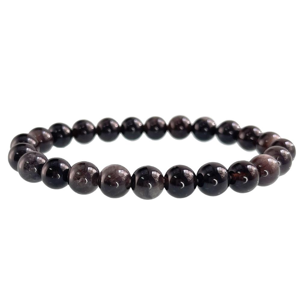 Natural Stone Beaded Bracelet 6-10mm Stretch Yoga Jewelry - Tiger Eye Turquoise Agate Jasper Healing Bangles for Women Men