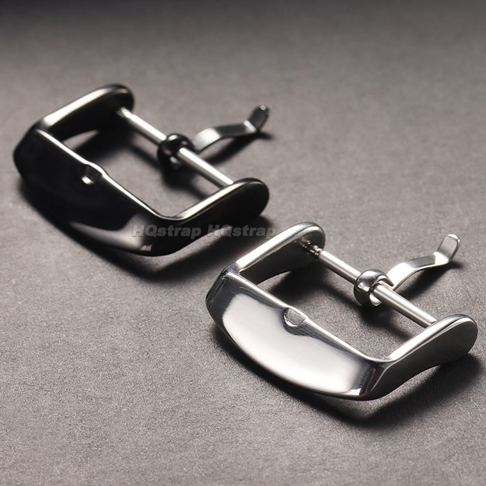 Fibbia in Acciaio Inossidabile per Cinturino in Pelle 12mm 14mm 16mm 18mm 20mm 22mm 24mm Bottone Metallico Chiusura a Perno Accessori per Orologi