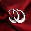 Crescent Shaped Earrings For Female Coppery Gold Color Rose Gold Color Women'S Wedding Engagement Jewelry For Bridal