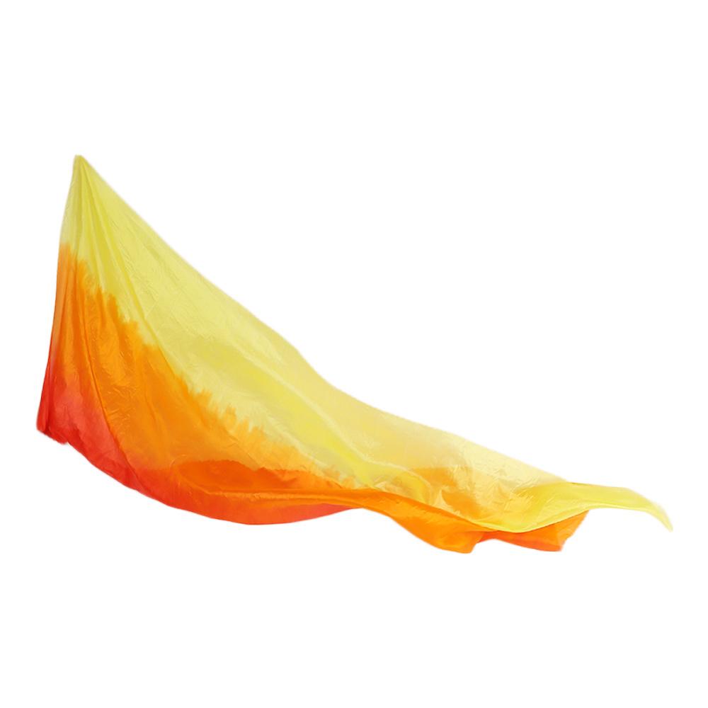 Long Belly Dance Veils Gradient Color Dancing Scarf Turban Hijabs Performance Shawl