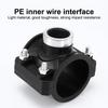 Water Pipe Splitter Clamp Easy Install 1/2'' Female Thread Connector for Agricultural Irrigation Pipe Fitting