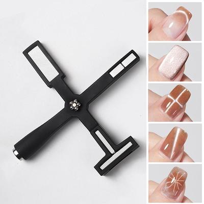 5 in 1 Nail art Magnet Stick Cat Eye Magnetische Gel Für Nagel Gel Polnisch Linie Streifen Multi-funktion magnet Bord Nail art Werkzeug