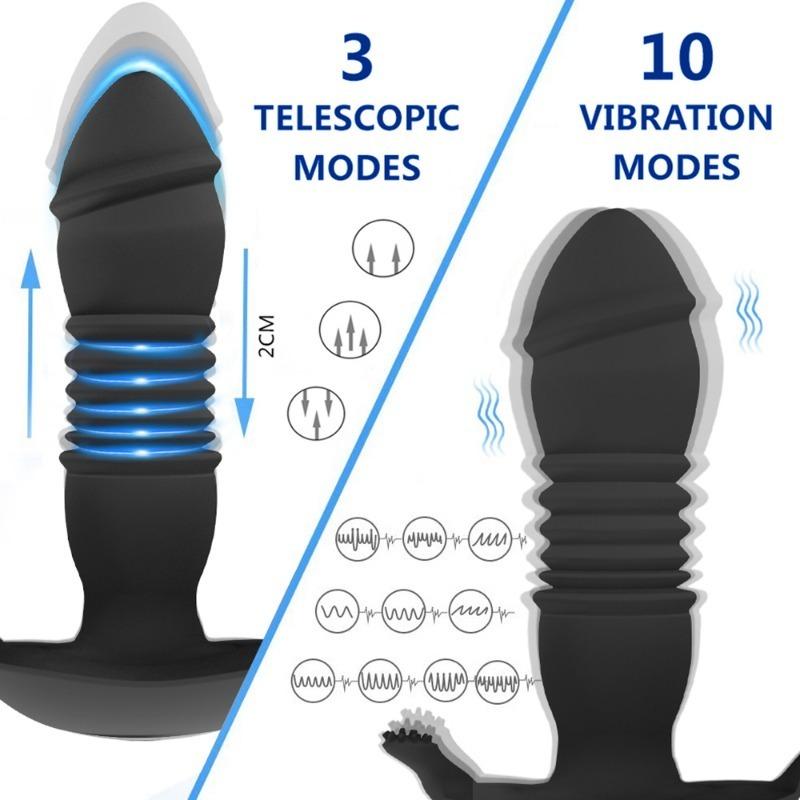Invisible Adult Sexual Sex Toy Wireless APP Remote Control Wearable Thrusting Dildo Vibrating Panty Vibrator for Women Female
