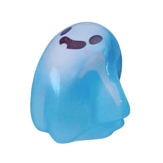 Glow in The Dark Mini Ghost Figures with Box Luminous Small Resin Ghost Figurine Miniature Ghost Garden Decor for Halloween Party Favors