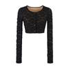 Pure Desire Lace 2-Piece Dress Set Slim Fit Cami Mini Skirt Long Sleeve Cardigan See Through