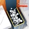 Luxury High-Style Trash Can with Lid for Bathroom, Kitchen, and Bedroom