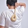Kamekono Tawashi Nishio Shoten Body Scrub Brush Sato-san (with handle)