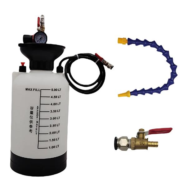 

5L Car Fluid Pump Refill System Oil Refilling Auto Brake Fluid Reservoir Oil Change Syringe Oil Pump Replacement Tool Oiler Hand No connector