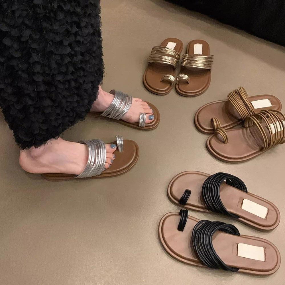 

Нишевый дизайн набор носок крутые тапочки женская юбка приморские плоские сандалии 35