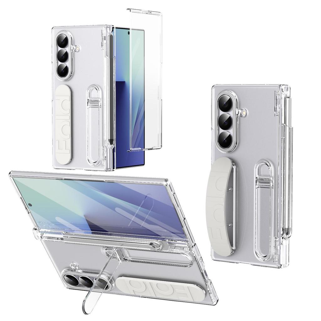 Anti-Fall Case with Pen Holder & Wrist Strap for Samsung Z Fold 3-7