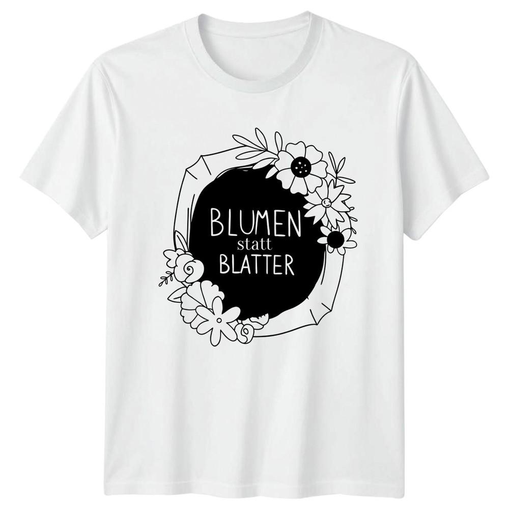 BluUnisex Statt Blatter Unisexs TShirt GerUnisex Autumn Gardening Birthday S