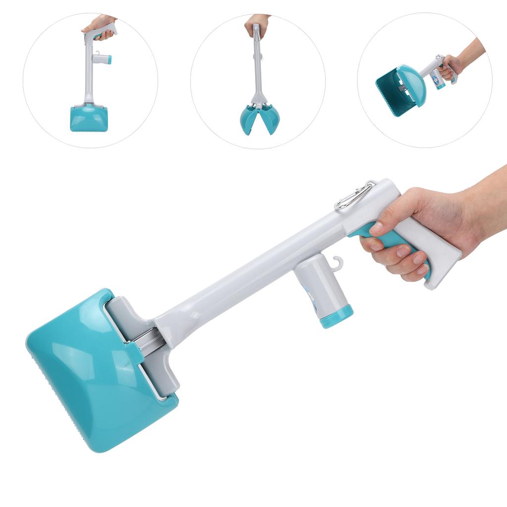 Long Handle Portable Dog Pooper Scooper Clean and Hygienic Pooper Scooper for Large and Small DogsL
