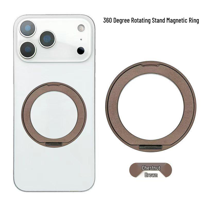 360° Rotating Magnetic Phone Holder & Ring Stand