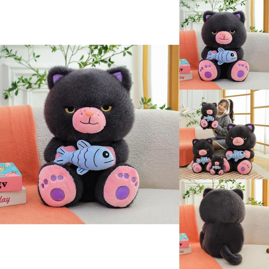 Cute Demon Meow Meow Plush Toy Cat Animal Doll For Kids And Collectors