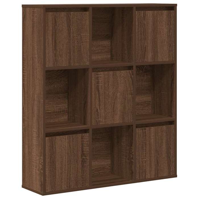 VidaXL Bookcase Brown Oak 89x24x101.5 Cm Engineered Wood, Bookshelf, Storage Rack, Book Holder, 860406
