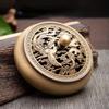 1PC Ancient Copper Incense Burner Household Indoor Incense Seal Plate Incense Thread Incense Burner Incense Accessories Household Incense Burner