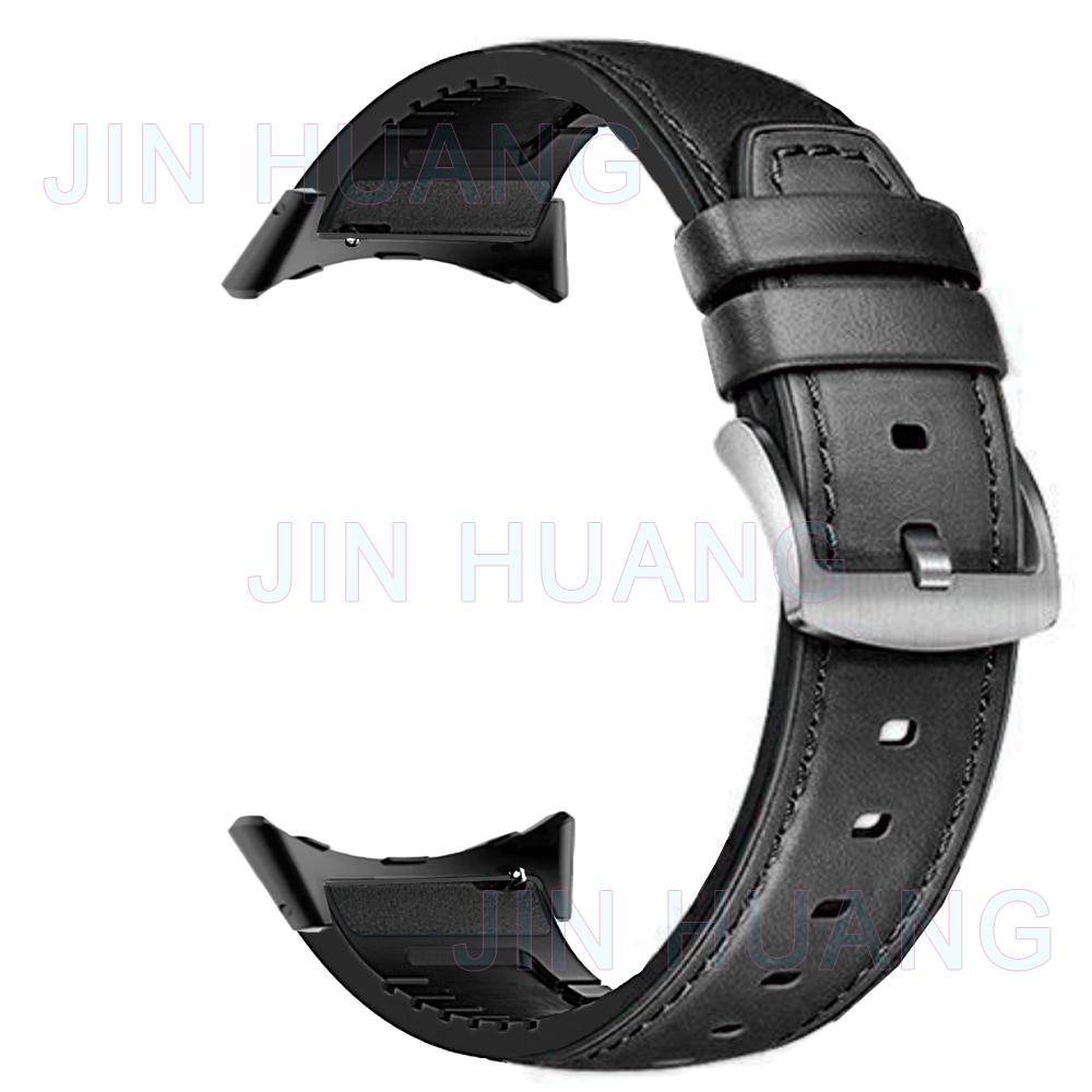 

silicone leather strap for Google Pixel Watch 3 41mm 45mm watchband for Google Pixel Watch 2 Replace bracelet belt , Metal connectors Pixel Watch 3 45mm чорний