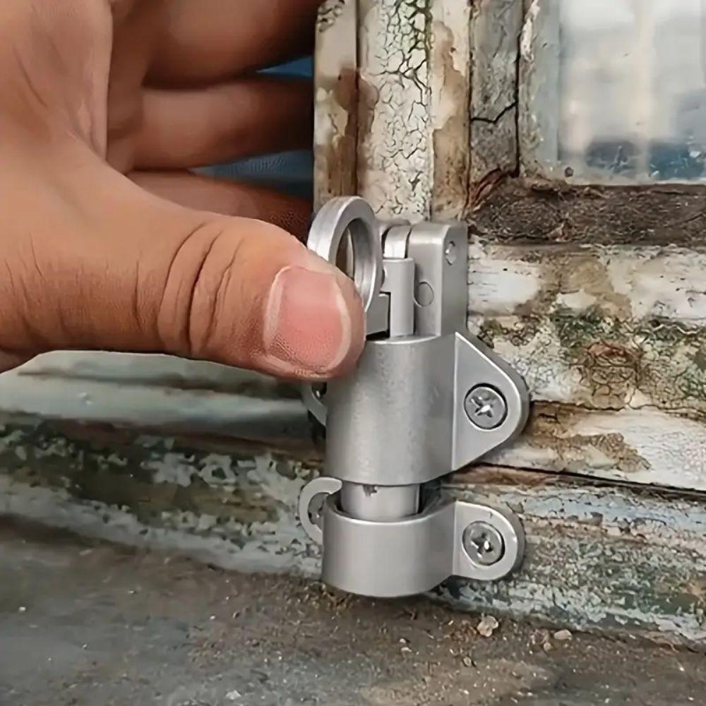 5 Pcs Automatic Spring Door Bolt Lock Aluminum Zinc Zinc Alloy Lock Buckle Window Gate Security  Windows