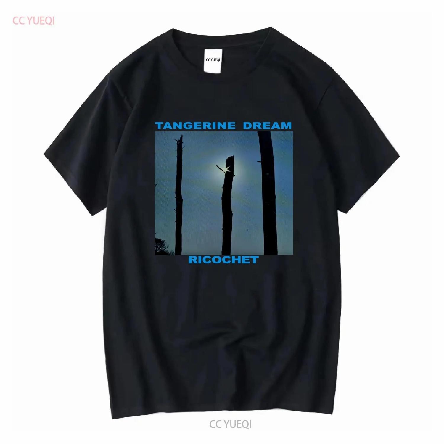 

Редкая Футболка Tangerine Dream Ricochet Черная Все Размеры Винтажная Стирка Унисекс Уличный Стиль Удобная Мужская Повседневная Эластичная S чёрный