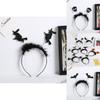 Halloween Bat Spider Festival Headpiece With Magic Wand Props For Kids Costume And Celebration