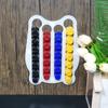 Convenient Coffee Organizer Coffee Pods Stand Coffee Storage Shelf Acrylic Texture Coffee Holder for Kitchen Cabinet