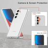 For Samsung Galaxy S24 FE Case PC+TPU Shockproof Clear Phone Cover