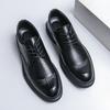 Foreign Trade Low-top Four-season Shoes Men's Business Dress Leather Men's Shoes British Trendy Shoes Men's Shoes Youth One Generation