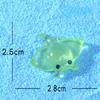 Cute Luminous Flat Fish Aquarium Tank Decoration Accessory Resin Mini Figurine