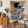 VIKAMA Alternative Rock Tapestry Deconstructing Band Artistry Gothic Metal Bedroom Wall Art Game Room Decor Music Fan Gift