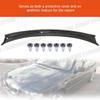 For BMW 1998-2006 E46 4 Door Sedan 320i 323i 325i 328i 330i M3 Windshield Wiper Cowl Panel Cover With Fixed Hook LHD 51718208483