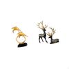 Modern Lifelike Dolphin And Reindeer Figurine Collection for Home Office Desk Cabinet Tabletop