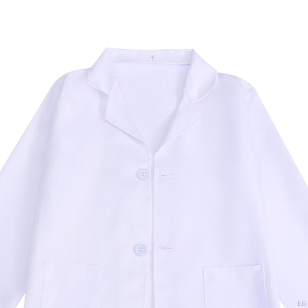 Children's Lab Coat for Role Play, Doctor Costume Kids, Long Sleeve Outfit Dress Up