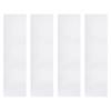 PATIKIL 4-Pack PC Case Fan Dustproof Grille, 100 X 30cm, 0.8mm Hole Diameter, Magnetic Grille, PC Dust Filter, PVC, Dustproof Mesh, White